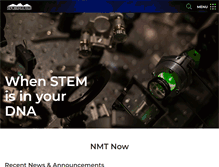 Tablet Screenshot of nmt.edu